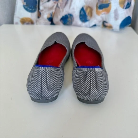 Rothy's 220 mm Birdseye Gray Rubber Round Toe Flats Size 6 - Picture 5 of 11